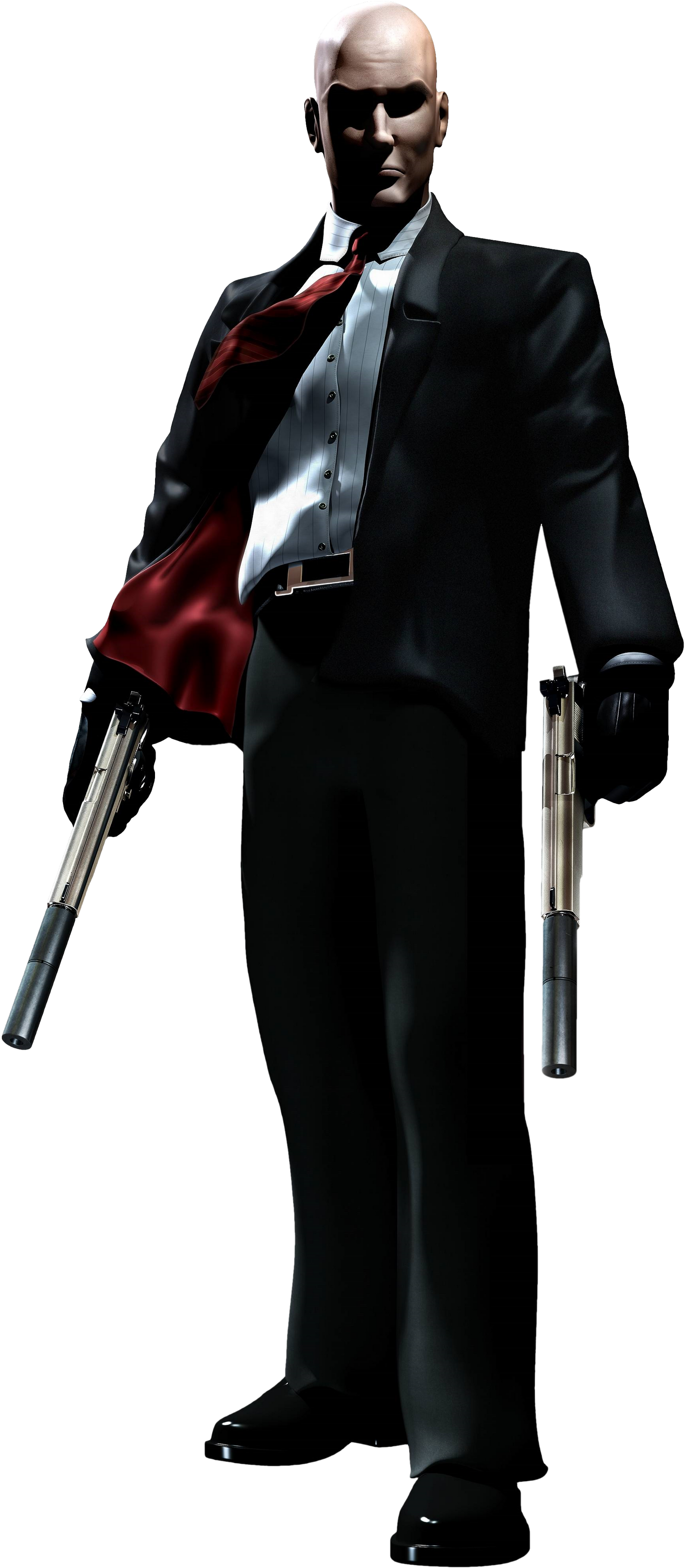 Silent Assassin Hitman - Agent 47 Hitman 2 Silent Assassin Clipart (1516x3342), Png Download