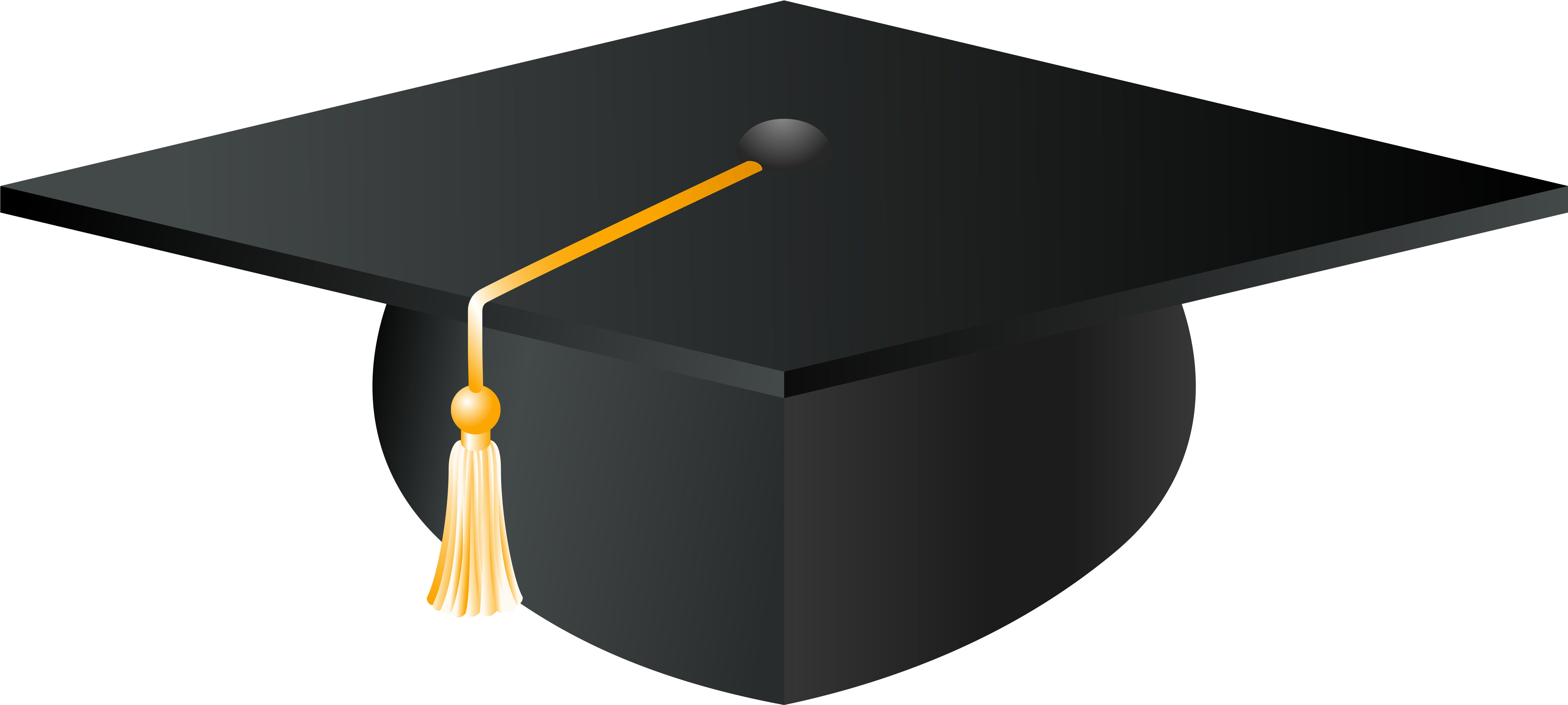 Square Academic Cap Graduation Ceremony Clip Art - Png Download (6162x3011), Png Download