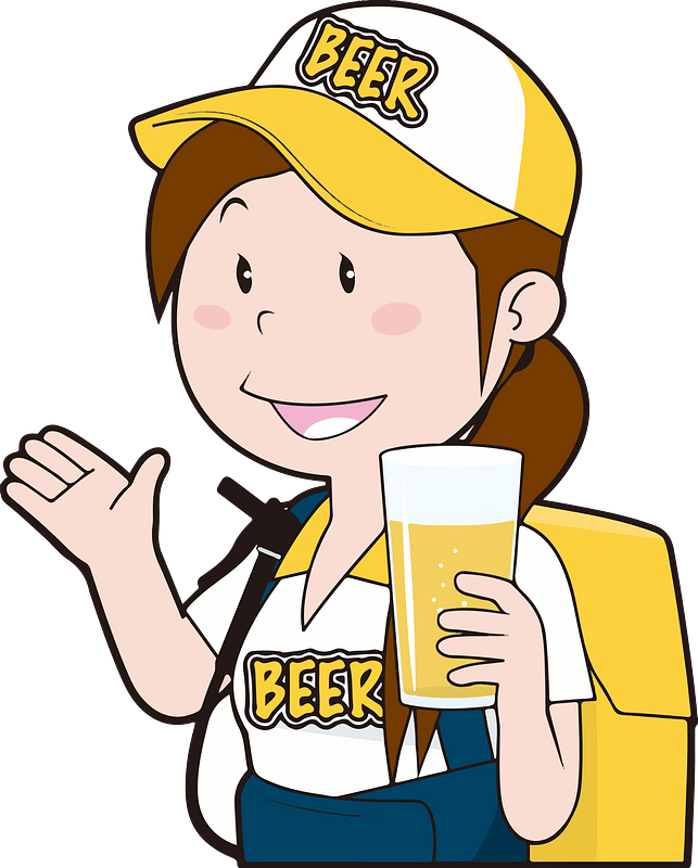 Beer Girls Clipart - Clip Art - Png Download (643x800), Png Download