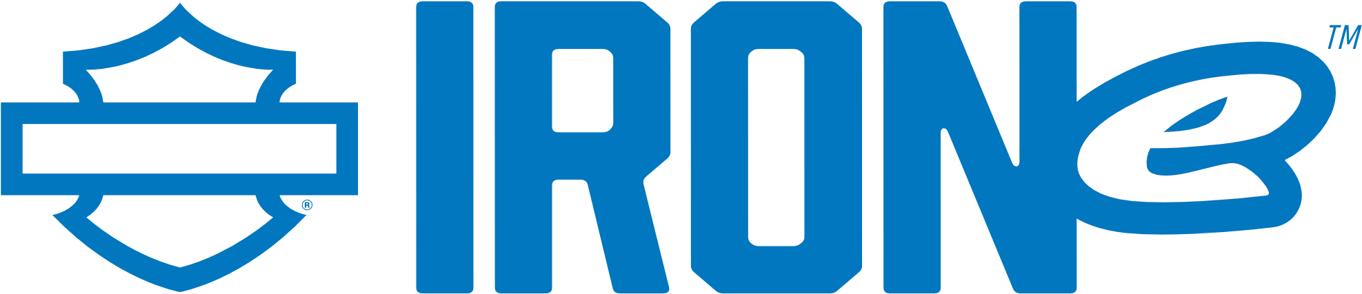 Harley Davidson Iron E Logo Clipart (2000x430), Png Download