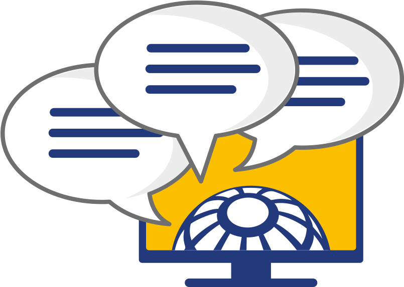 Discussion Clipart Discussion Forum - Clip Art - Png Download (1190x595), Png Download