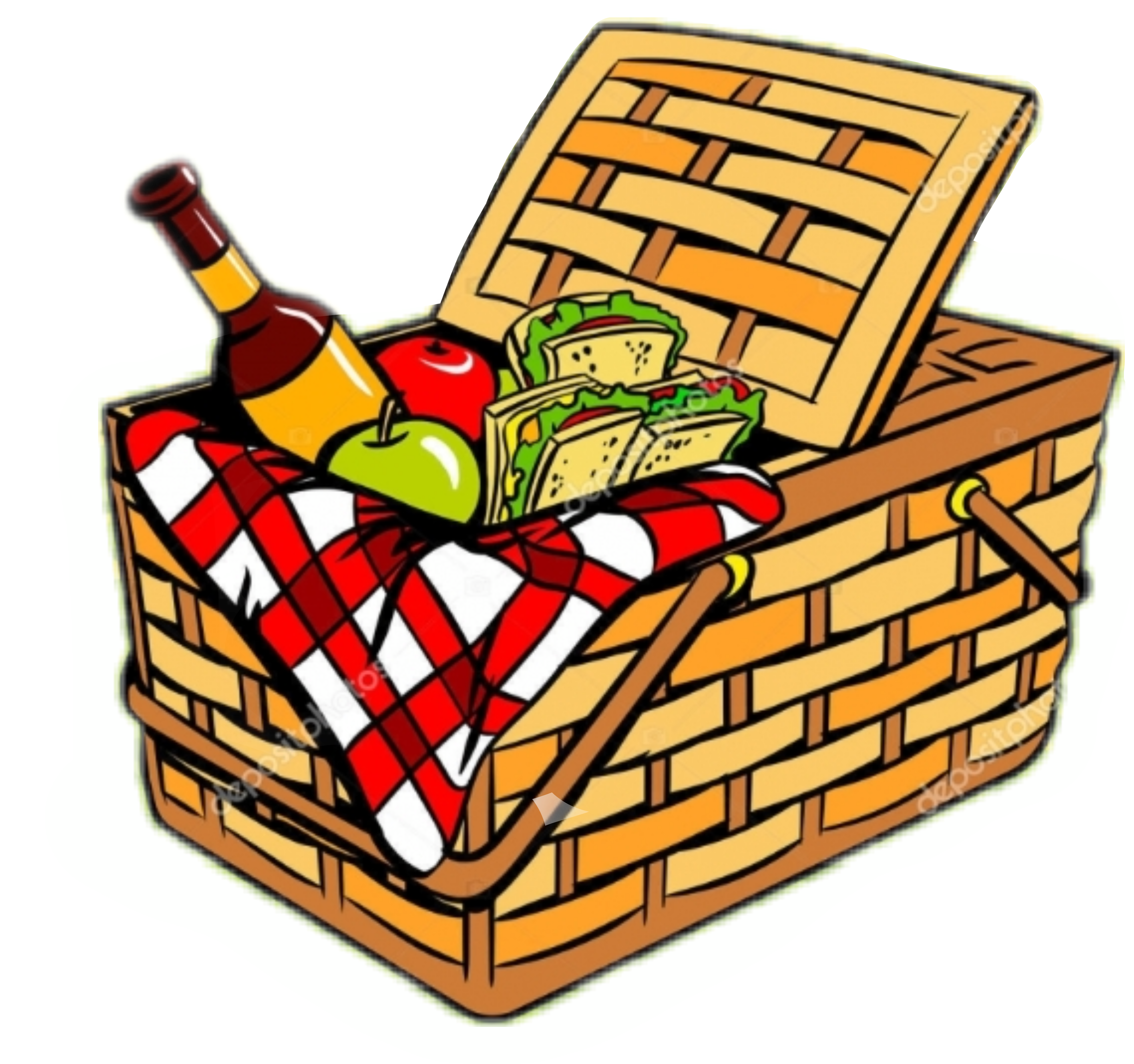 Picnic Cover For Highlights Clipart (3211x3012), Png Download
