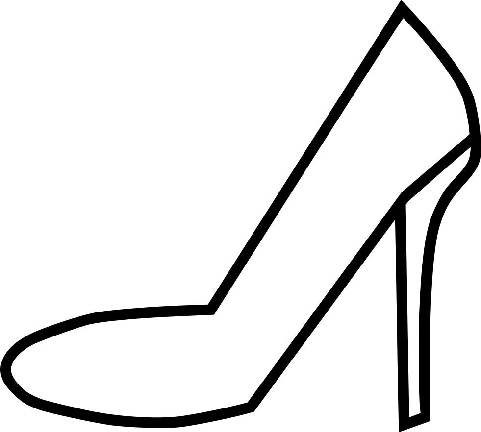 Heels Shoe Fashion Ladies Party Accessory - Shoe Clipart (981x882), Png Download