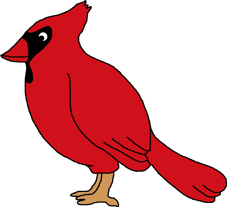Transparent Bird Clipart Images - Animated Pictures Of Cardinals - Png Download (782x715), Png Download
