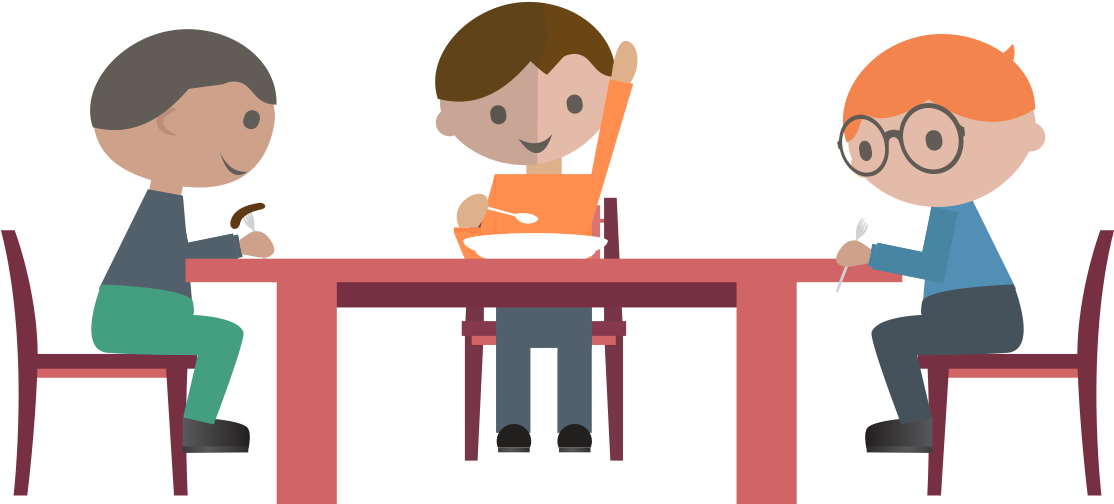 Hunger Free Vermont - Food Eat Cartoon Png Clipart (1136x640), Png Download