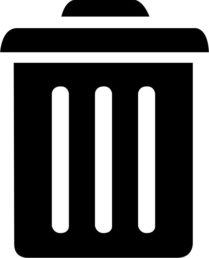 Trash Clipart Svg - Png Download (748x980), Png Download