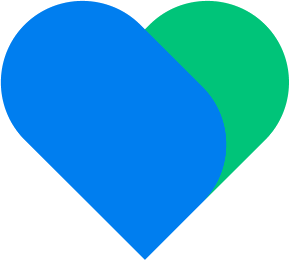 Physical Therapy - Blue Heart Transparent Background Clipart (600x555), Png Download