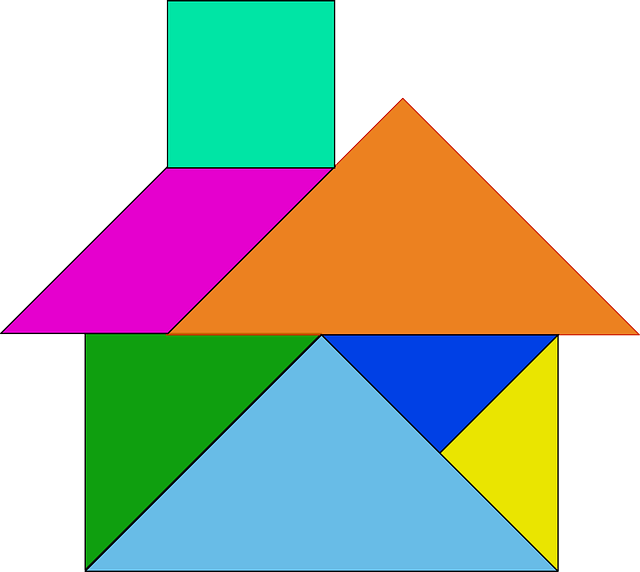 Free Vector Tangram-26 Clip Art - Figuras Con Tangram Faciles - Png Download (600x536), Png Download