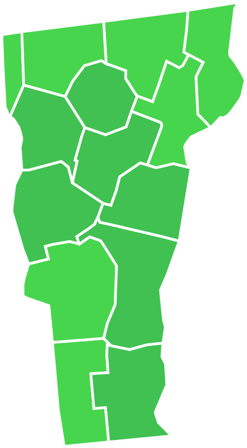 Vermont Senate Election Results By County, - 2018 Vermont Senate Race Clipart (564x1024), Png Download