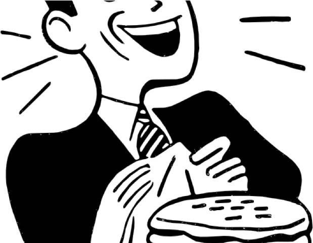 Pancake Clipart Eating - Clip Art Eating Cliparts - Png Download (640x480), Png Download