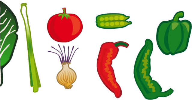 Vegetables Clipart Border Design - Vegetable Clip Art - Png Download (640x480), Png Download