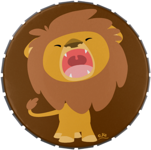 Lion Cartoon Group Cute Merch Collection By - Cute Cartoon Lion Clipart (650x650), Png Download