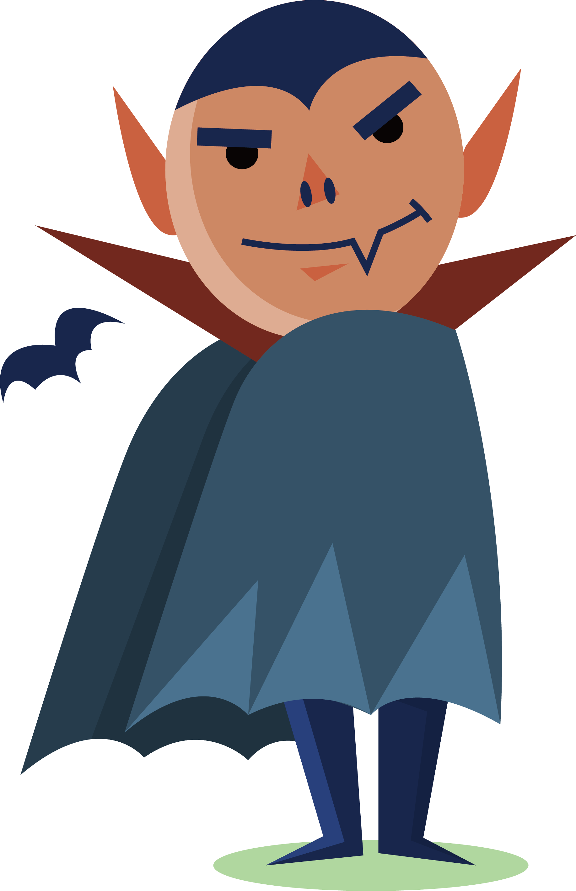 Diaries Clipart At Getdrawings - Imagenes Como Pintar De Zombie Vampiro Frankenstein - Png Download (1835x2835), Png Download