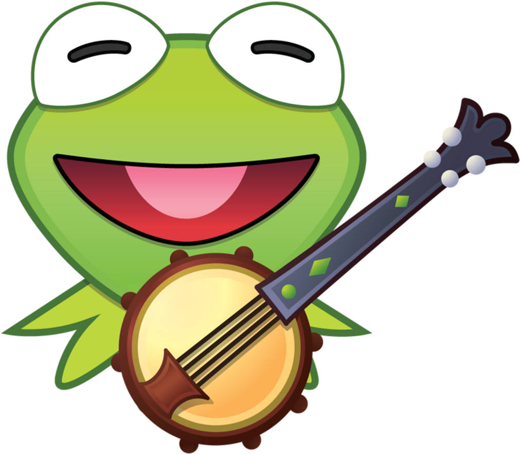 Kermit The Frog - Disney Emoji Blitz Kermit Clipart (1024x1024), Png Download