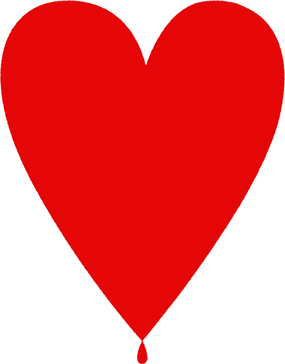 Love Heart Clipart (1051x1340), Png Download