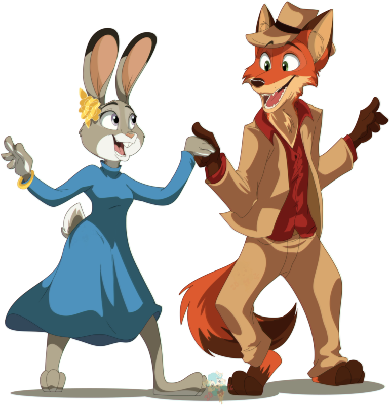 Try Everything On Dancing With The Stars - Zootopia Cats Don T Dance Clipart (800x839), Png Download