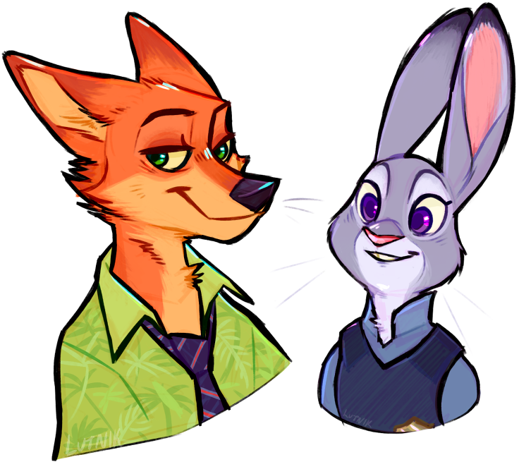 Zootopia - Fan Art Clipart (800x734), Png Download
