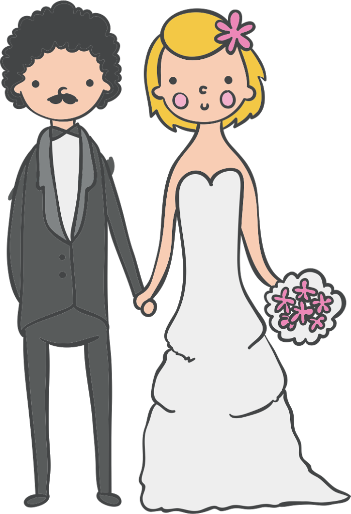 Wedding Clipart (699x1024), Png Download