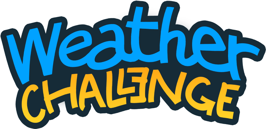 Time To Challenge A Weatherman - Weather Challenge Game Clipart (917x472), Png Download