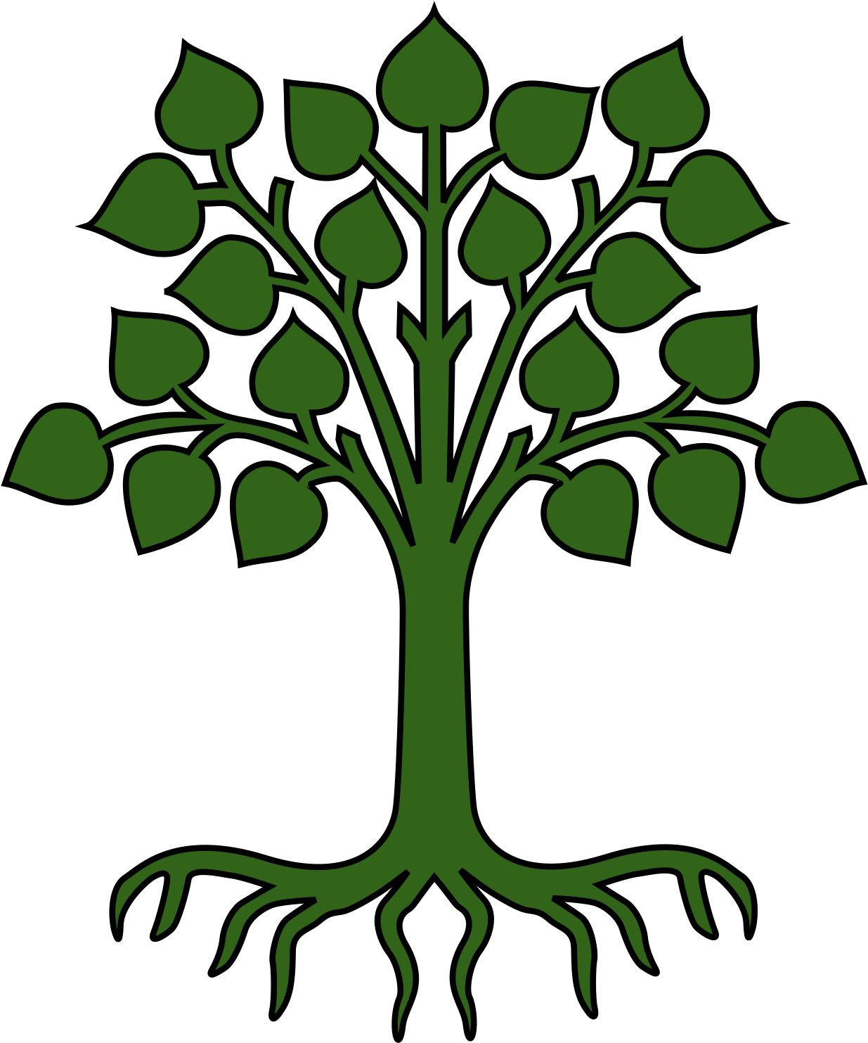 Forced Arbitration Agreements Could Leave Nursing Home - Tree With Leaves And Roots Clipart (600x720), Png Download