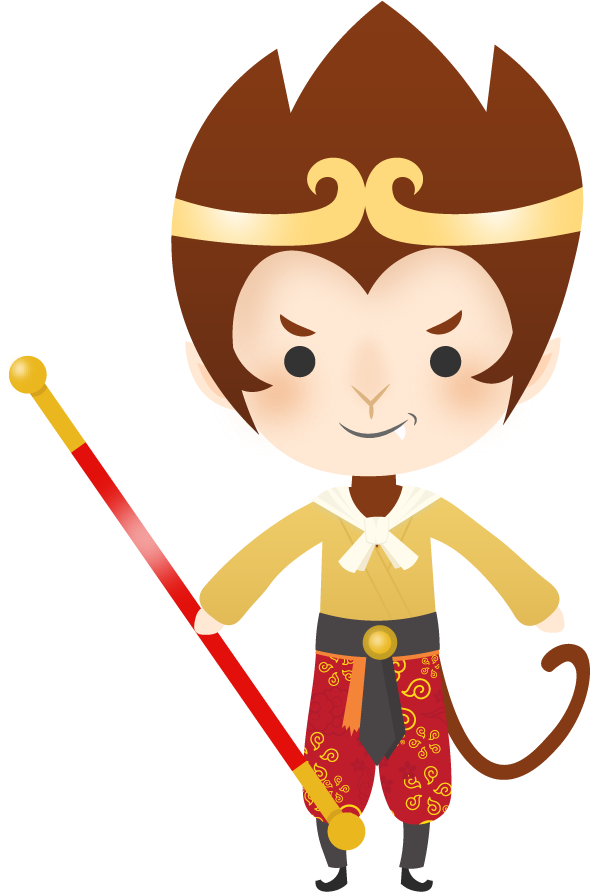 Sun Wukong Clipart (639x915), Png Download