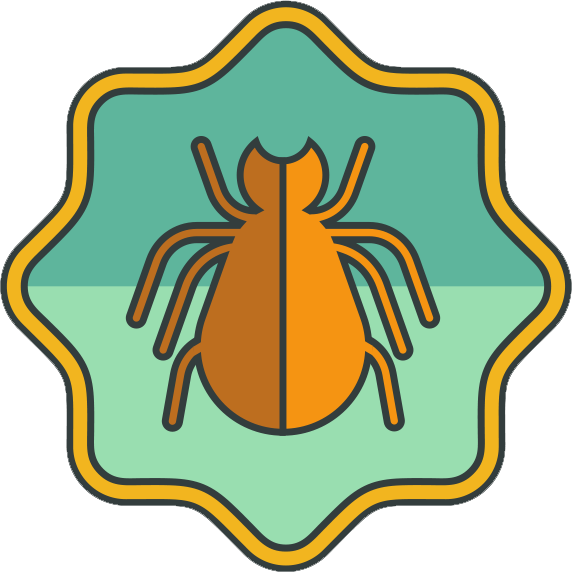 In The Southwestern U - Tick Clipart (572x572), Png Download