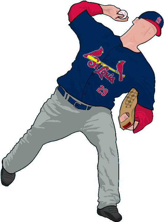 Louis Cardinals Concept - St Louis Cardinals Navy Blue Uniform Clipart (716x800), Png Download