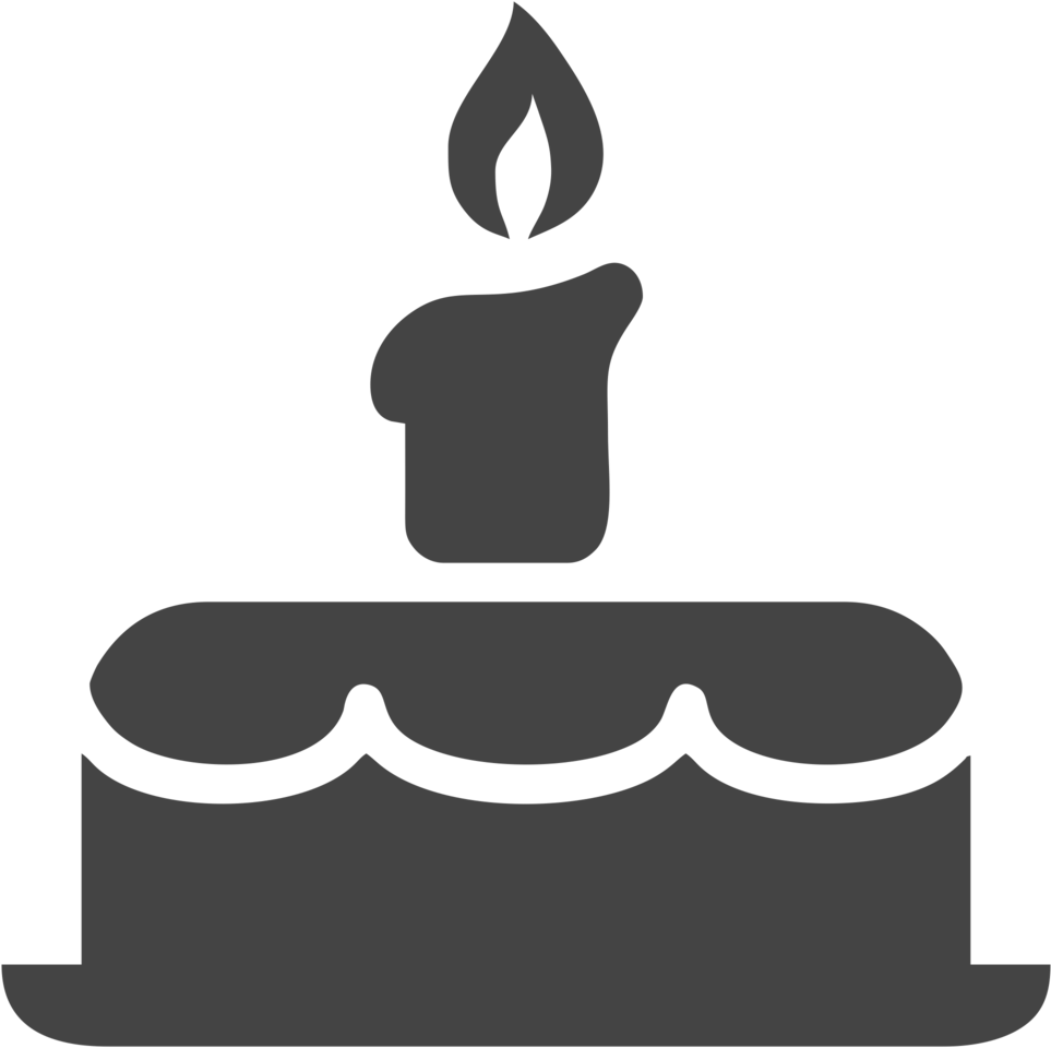 Candle - My Birthday Icon Png Clipart (1000x1000), Png Download
