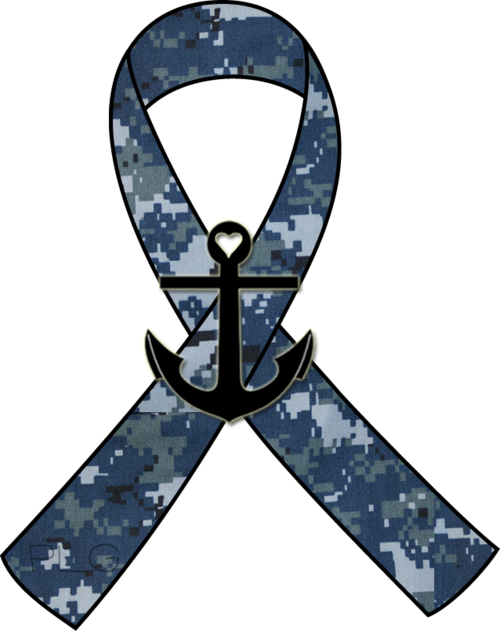 For My Brother And All The Other Sailors Out There - Us Navy Nwu Digital Blue Nyco Twill 65" Camouflage Clipart (500x631), Png Download