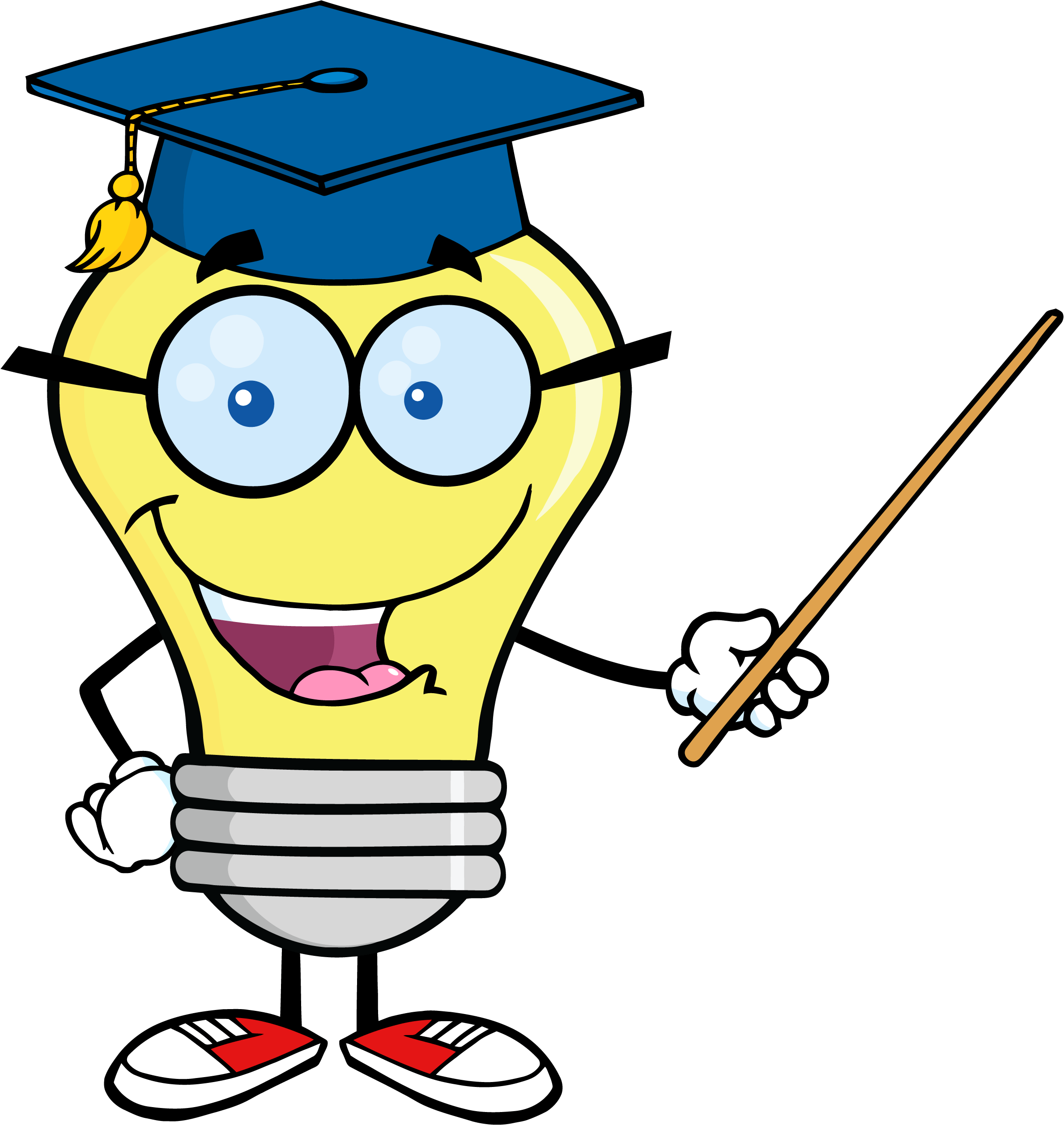Light Bulb Teacher Clipart (2378x2514), Png Download
