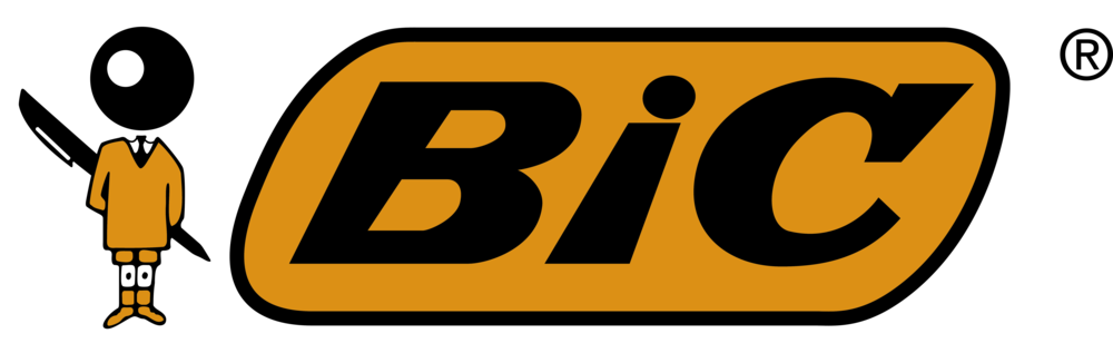 Gold Partners - Black Bic Pen Lid Desk Tidy By J-me Clipart (1000x317), Png Download