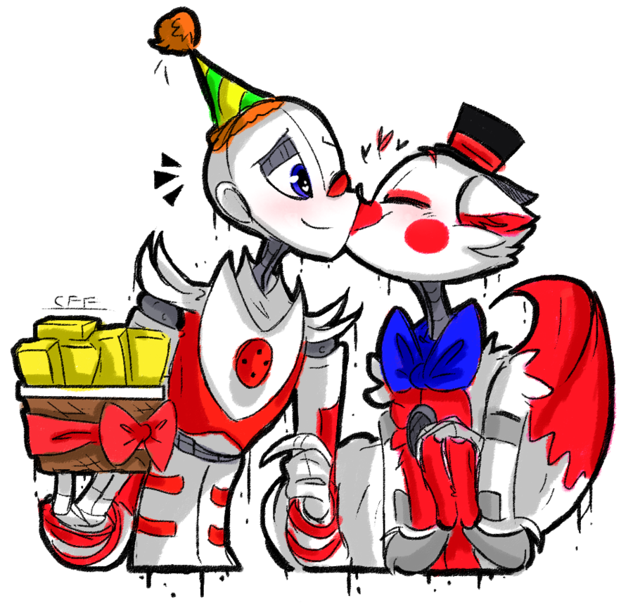 Please, Funtime Foxy - Ennard X Funtime Foxy Clipart (900x863), Png Download
