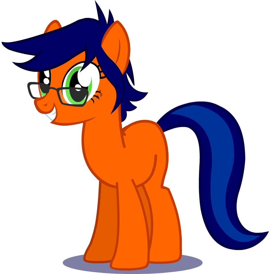Currently This Character Is Marcato's Older Sister - Mlp Oc With Glasses Clipart (934x949), Png Download