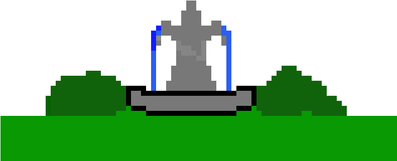 Water Fountain - Clip Art - Png Download (970x490), Png Download