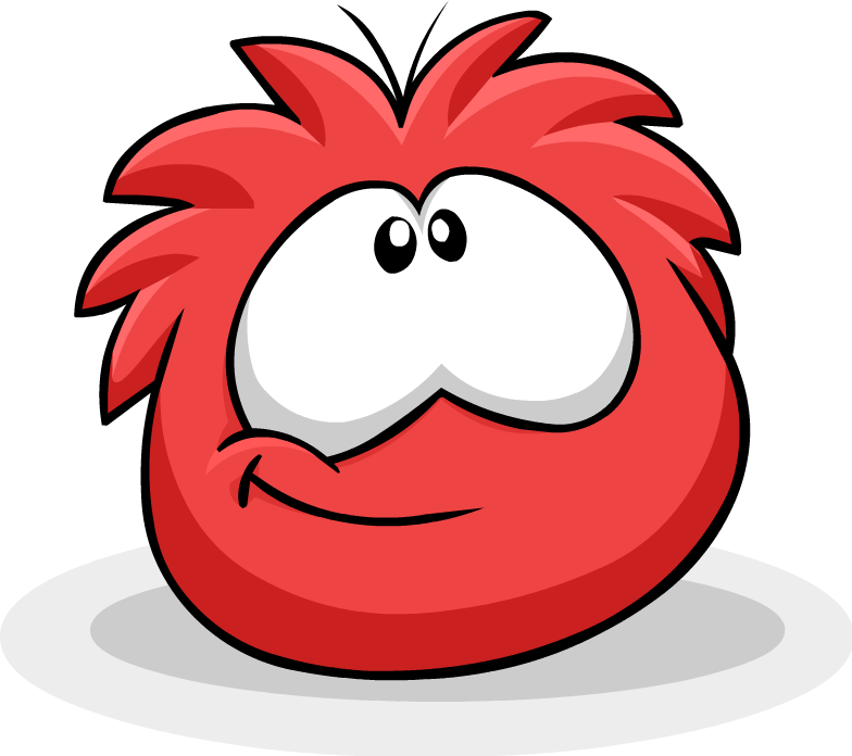 Caity12's Club Penguin Cheats - Club Penguin Red Puffle Clipart (784x696), Png Download