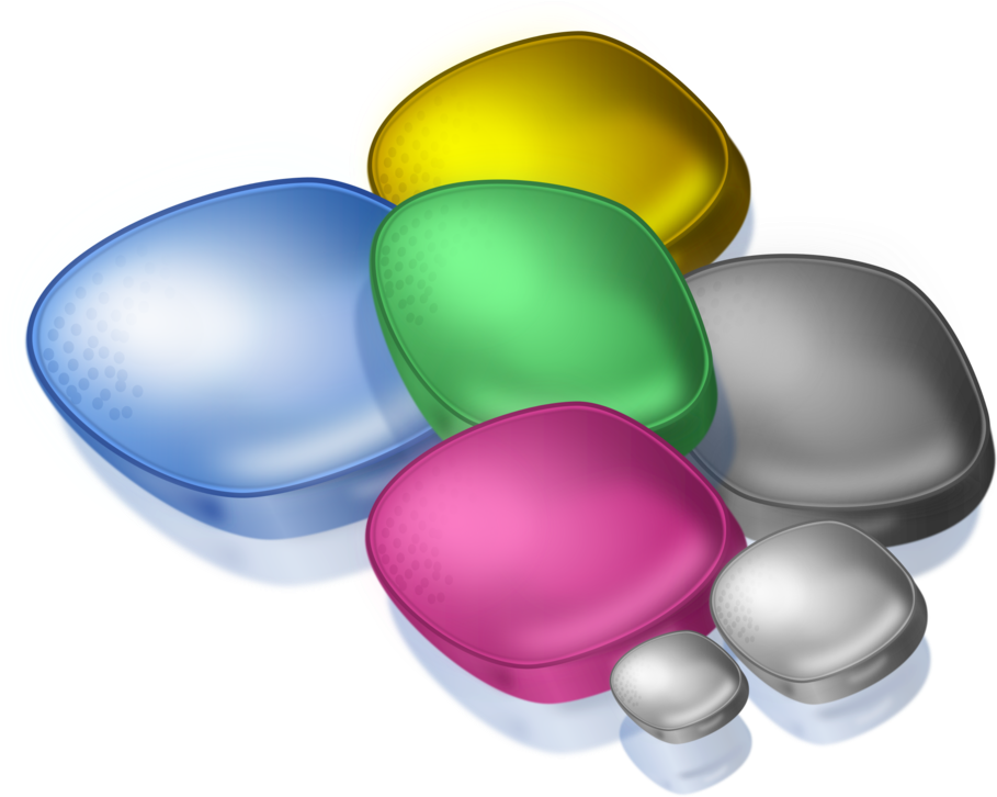 All Photo Png Clipart - Colorful Stone Clipart Transparent (953x750), Png Download