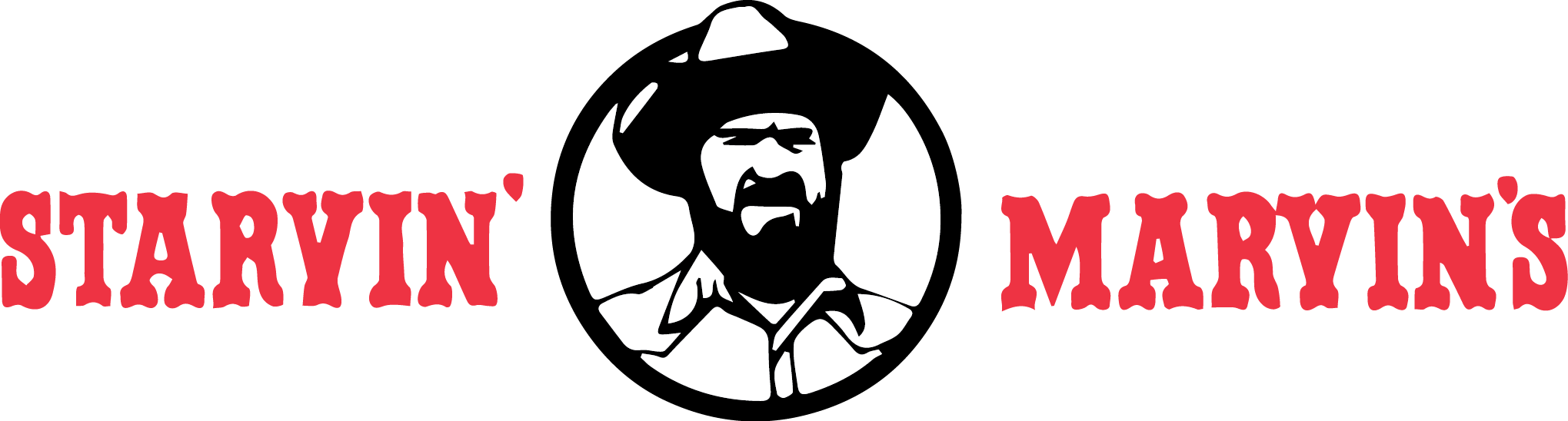 Starvin Marvins - Starvin' Marvin's Clipart (2039x548), Png Download
