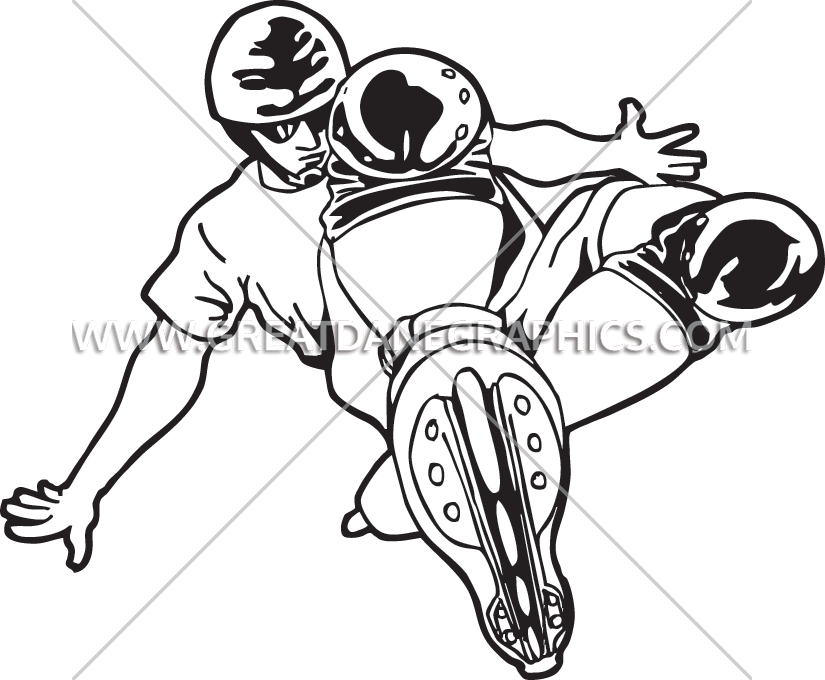 Rollerblade Production Ready Artwork For T Shirt Clipart (825x680), Png Download