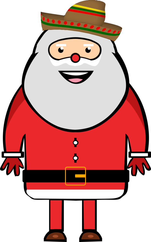 Feliz Navidad - Santa Claus Clipart (642x1024), Png Download
