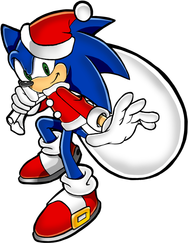 Image - Sonic The Hedgehog Santa Clipart (900x888), Png Download