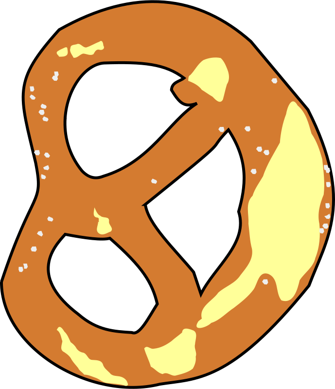 Free Bavarian Pretzel - Pretzel Clipart (689x800), Png Download
