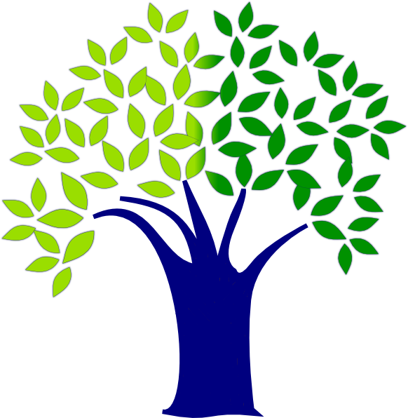 Tree Logo Vector Png Clipart (582x596), Png Download