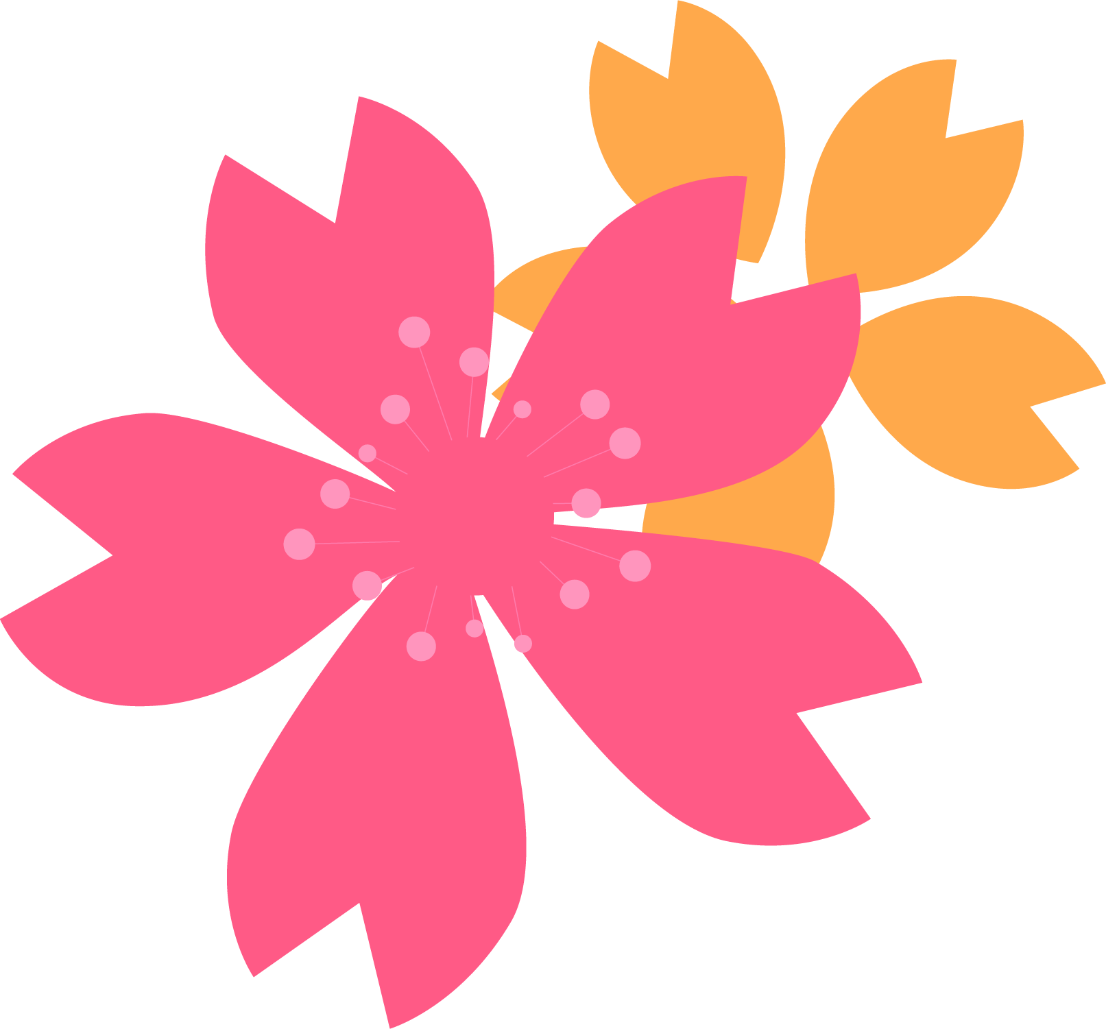 Flowers Vectors Png Transparent - Flower Clipart (1613x1501), Png Download