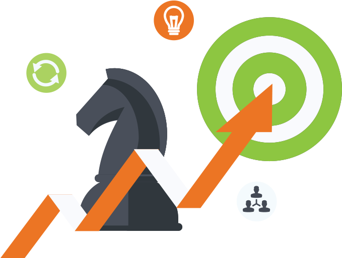 Current Openings At Worklogic Hr - Strategy Flat Design Png Clipart (700x543), Png Download