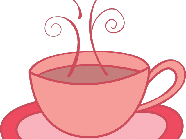 Tea Set Clipart Transparent - Tea Cup Cliparts Pink - Png Download (640x480), Png Download