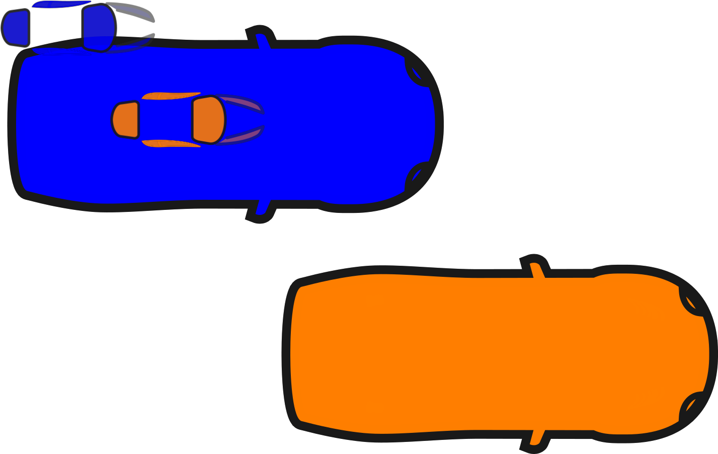 Car Drawing From Top Clipart (1600x1600), Png Download