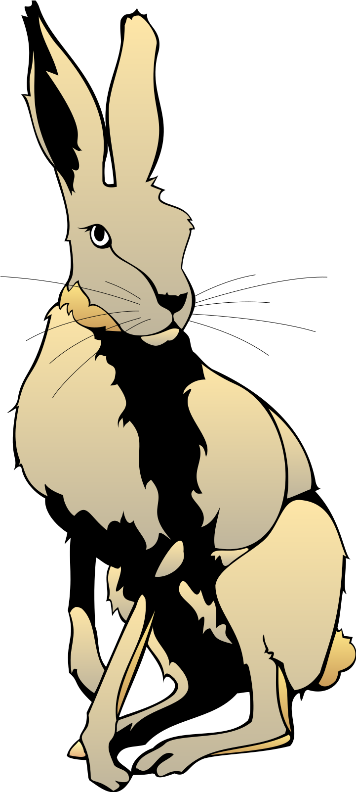 Hare Clipart (1600x1600), Png Download