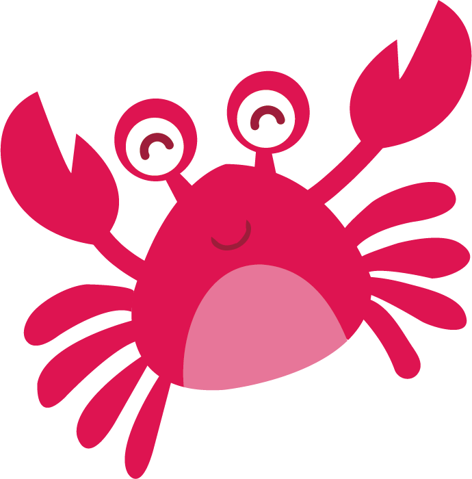 Cartoon Clip Art - Crab Flat Png Transparent Png (690x700), Png Download