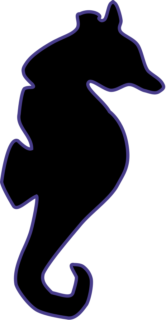 File - Seahorse - Svg - Wikimedia Commons - Scalable Vector Graphics Clipart (533x1024), Png Download