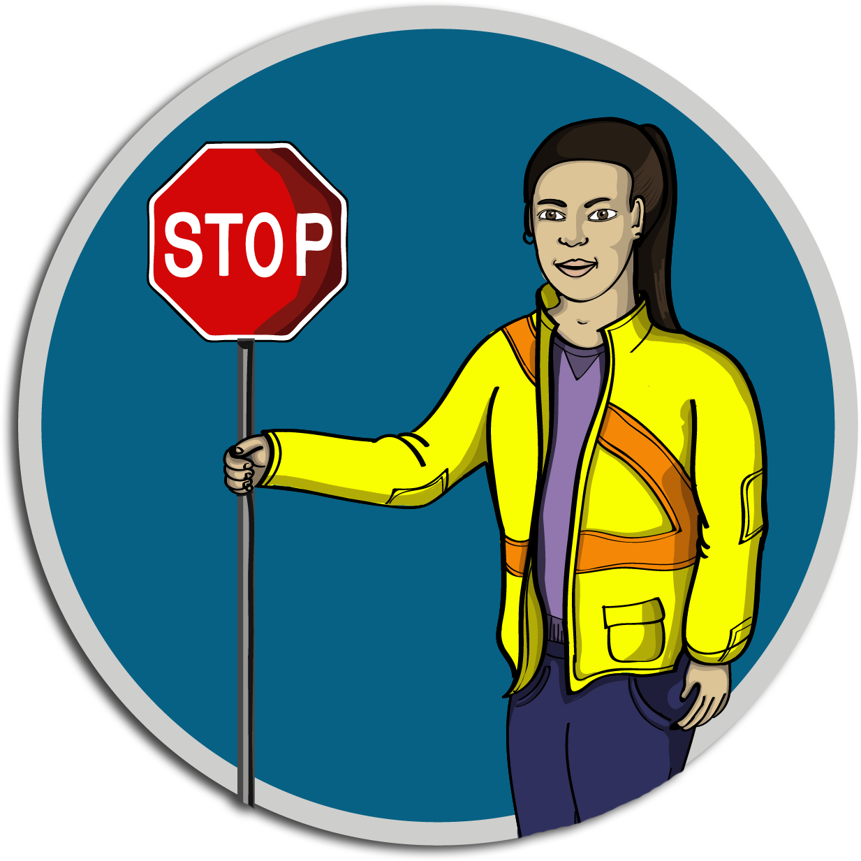Stop Sign Clipart (1233x1233), Png Download